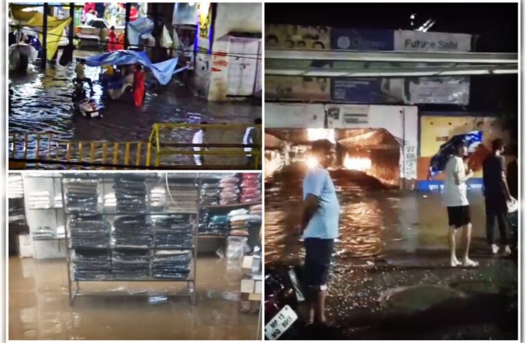 MP: एक घण्टे की बारिश में सागर हुआ सागर, अनेक जहग भरा पानी, स्मार्ट व्यवस्था की कलई खुली