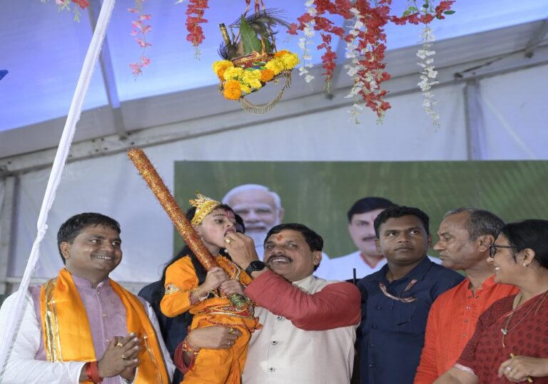 भगवान श्रीकृष्ण का दिव्य जीवन अनुकरणीय – मुख्यमंत्री डॉ. यादव