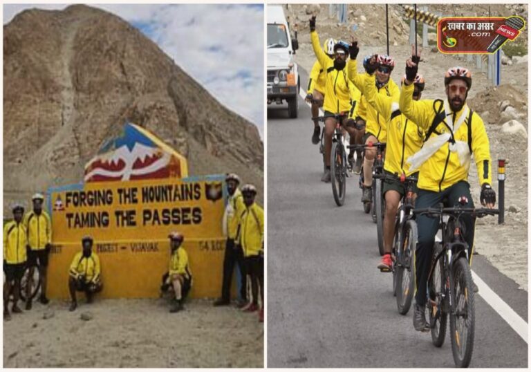 MP: सियाचिन से अंडमान निकोबार तक जाने वाली सेना की साइकिल यात्रा पहुंची सागर,हुआ स्वागत