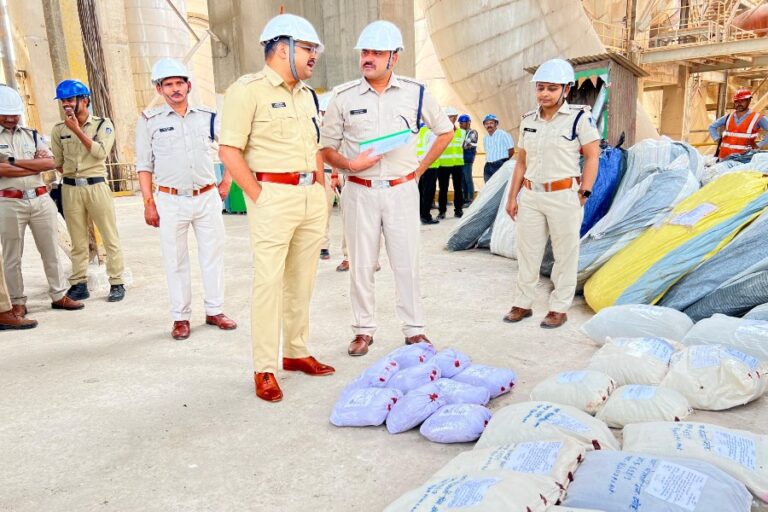 सागर संभागों के जिलों का 1800 kg मादक पदार्थों का हुआ विनष्टीकरण