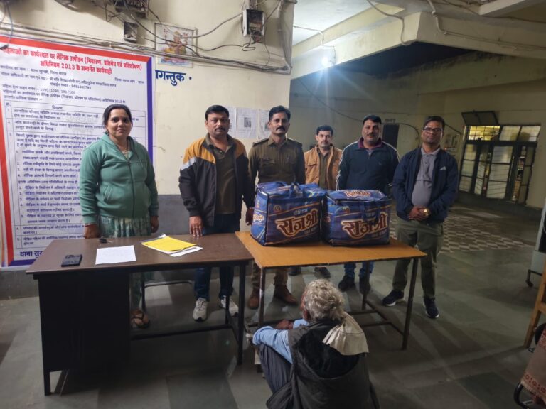 थाना सुरखी पुलिस ने 63 लीटर कीमती 35000/- रुपये की अवैध शराब के साथ आरोपी को किया गिरफतार