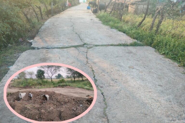 सागर में भ्रष्टाचार की भेंट चढ़ रहे निर्माण कार्य, सड़क/पुलिया बनते ही जर्जर