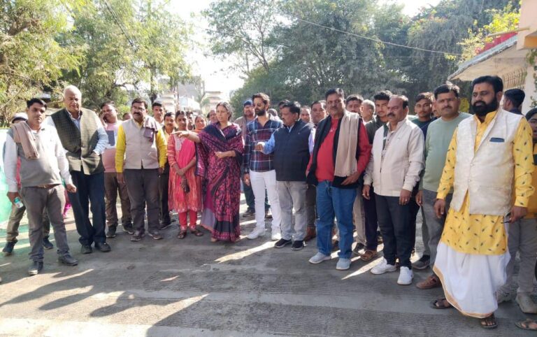 पौने दो किलोमीटर लंबी सड़क लिंक रोड के रूप में मील का पत्थर साबित होगी -महापौर