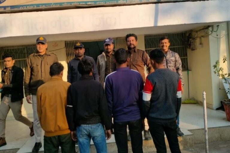 सागर पुलिस ने 6 उपद्रवियों को किया गिरफ्तार