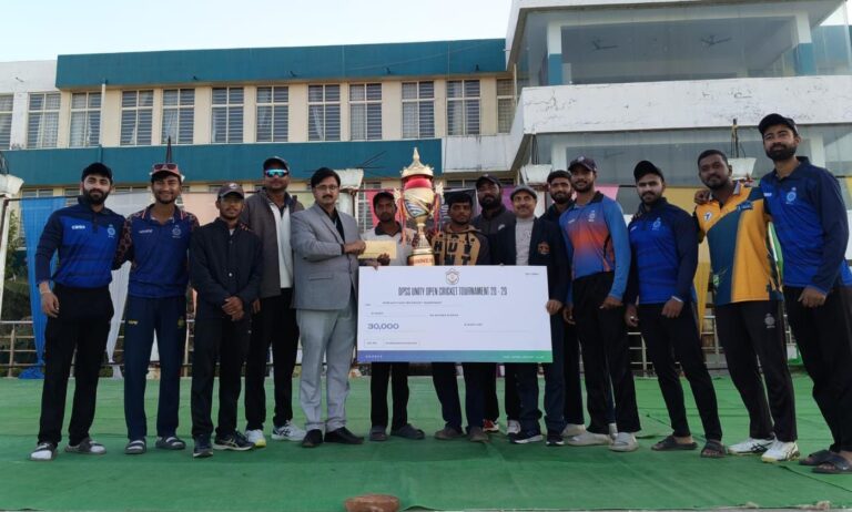 DPS सागर में चल रहे युनिटी ओपन क्रिकेट टूर्नामेंट सम्पन्न