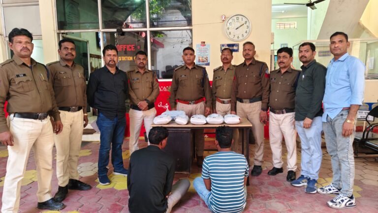 कोतवाली पुलिस द्वारा मादक पदार्थ गाँजा की तस्करी करते दो आरोपियों को मय माल के किया गिरफ्तार