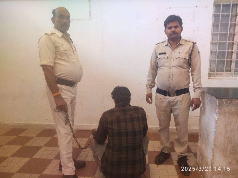 जानलेवा हमला करके भागे आरोपी को किया गिरफ्तार भेजा गया जेल 