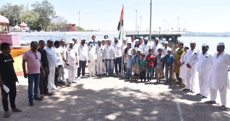 चैत्र प्रतिपदा पर कांग्रेस सेवादल का ध्वजवंदन मातृ शक्ति के करकमलों से हुआ संपन्न