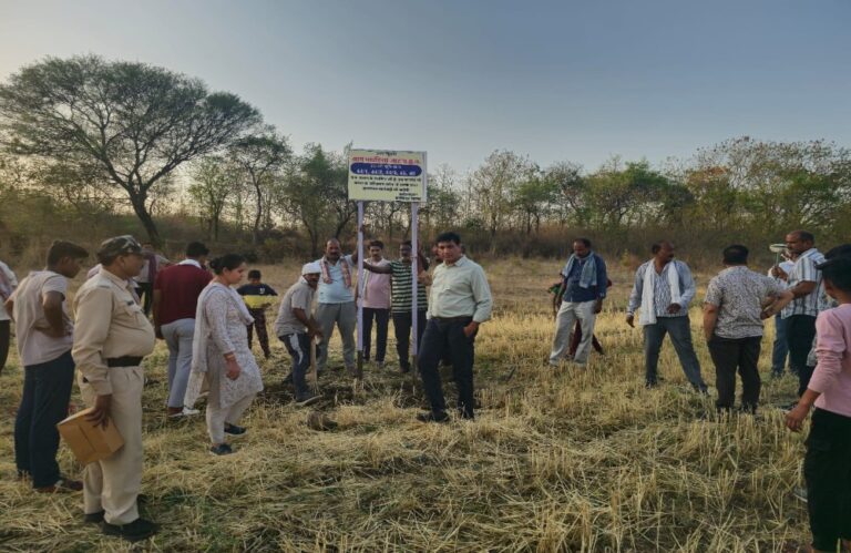 सागर में माफियाओं से 60 लाख रु की जमीन शासन ने खाली कराई
