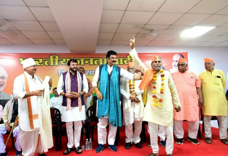 हर्षोल्लास के साथ मनाया गया भारतीय जनता पार्टी का 46 वां स्थापना दिवस