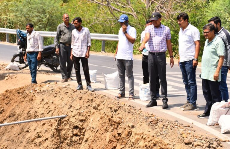 सागर में स्मार्ट सिटी अंतर्गत विभिन्न रोड निर्माण कार्यों में आई गति