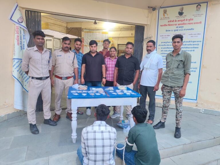 तीन जिलों में चोरी की वारदात को अंजाम देने वाले दो शातिर चोर गिरफ्तार, 15 लाख रुपये का माल बरामद