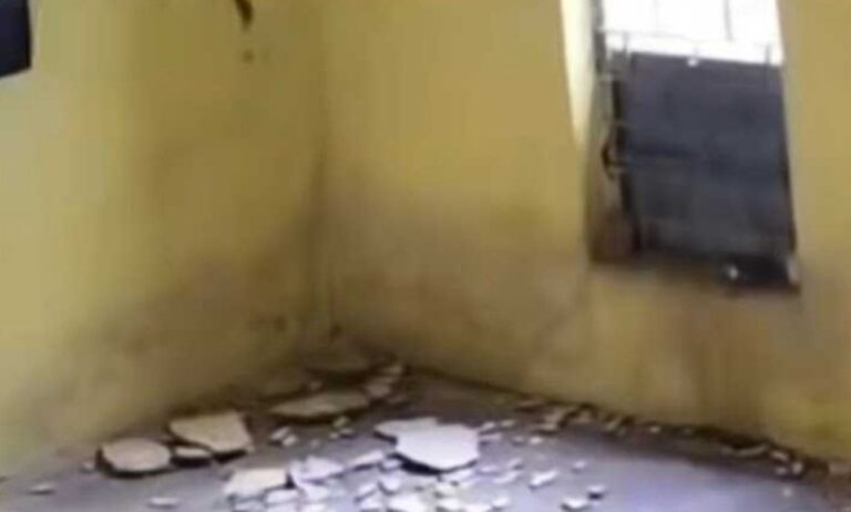 स्कूल की छत का प्लास्टर गिरने पर डीईओ, डीपीसी सहित 6 को नोटिस जारी