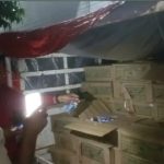 बहेरिया थाना पुलिस ने अवैध शराब से भरा ट्रक पकड़ा, पुलिस कर रही जांच