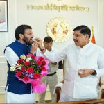 CM डॉ.यादव से सागर BJP जिला अध्यक्ष श्याम तिवारी ने भेंट कर जनहित के विषयों पर चर्चा की