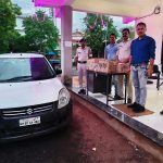 सागर पुलिस ने 54 लीटर अंग्रेजी शराब सहित कार जप्त, एक आरोपी गिरफ्तार