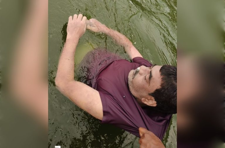 सागर तालाब में मिला शव ,हत्या की आशंका, पुलिस जाँच में जुटी