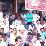 सागर की तीनबत्ती पर भाजपा महिला मोर्चा का मौन धरना, कांग्रेस से माफी की मांग