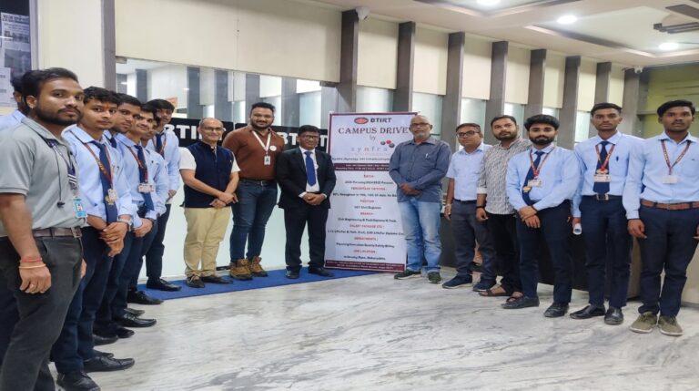 सिन्फ्रा कंपनी ने बाबूलाल ताराबाई इंस्टिट्यूट में आयोजित किया कैंपस प्लेसमेंट