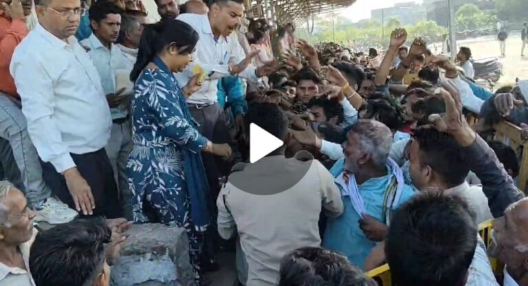 MP: गुस्साई तहसीलदार मैडम ने किसानों को जड़े थप्पड़, खाद वितरण के दौरान का मामला