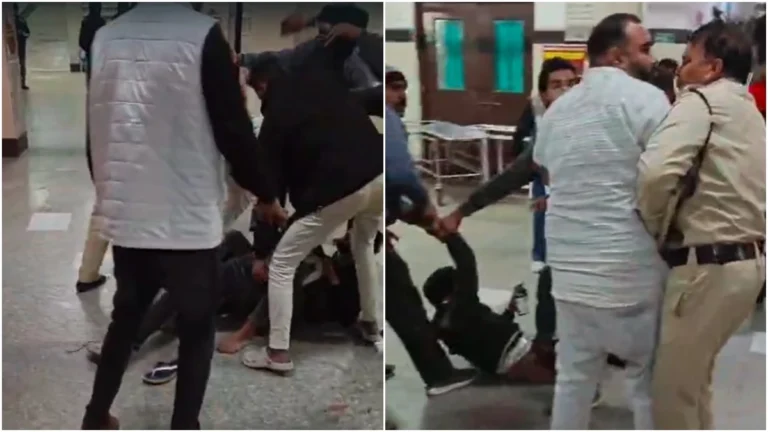 अस्पताल में दलित युवक और पिता पर हमला: पुलिस की मौजूदगी में हुई मारपीट का वीडियो वायरल, कानून-व्यवस्था पर उठे सवाल