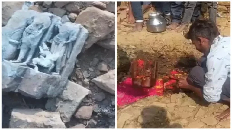 सागर के पापेट गांव में मस्जिद परिसर की खुदाई में भगवान की मूर्ति मिलने का दावा, जांच की मांग उठी