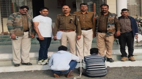 सागर के चाँदवर ग्राम में हुई दोहरी हत्या मामले में 2 आरोपियों को गिरफ्तार कर भेजा गया जेल