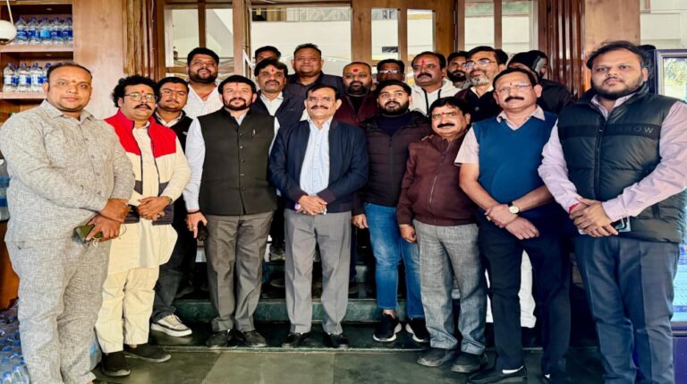 BJP पूर्व प्रदेश अध्यक्ष का सागर में गर्मजोशी से हुआ स्वागत