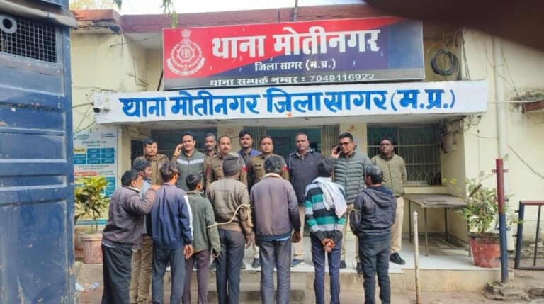 मोतीनगर पुलिस की अपराध के विरूद्ध प्रभावी कार्यवाहियां, मारपीट-तोड़फोड़, नाईट कॉम्बिंग अभियान एवं ट्रैक्टर-ट्रॉली चोरो की धरपकड़