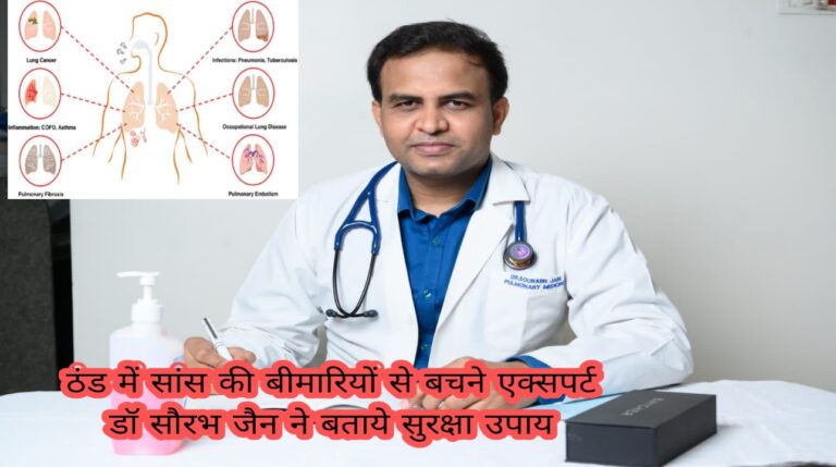 MP News: ठंड, धुंआ और प्रदूषण के मिश्रित प्रभाव ने सांस की बीमारियां बढ़ी, एक्सपर्ट डॉ सौरभ जैन ने बताये सुरक्षा उपाय